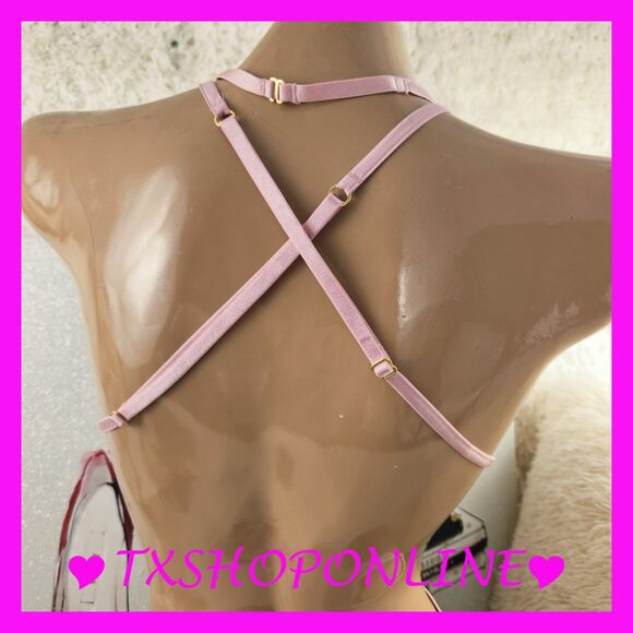 💗👙Victoria's Secret Dream Angels lily embroidery triangle teddy👙💗 - Picture 5 of 8